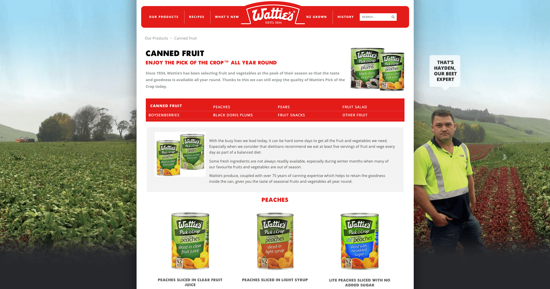 Wattie's Case Studies Clearfield Software Ltd